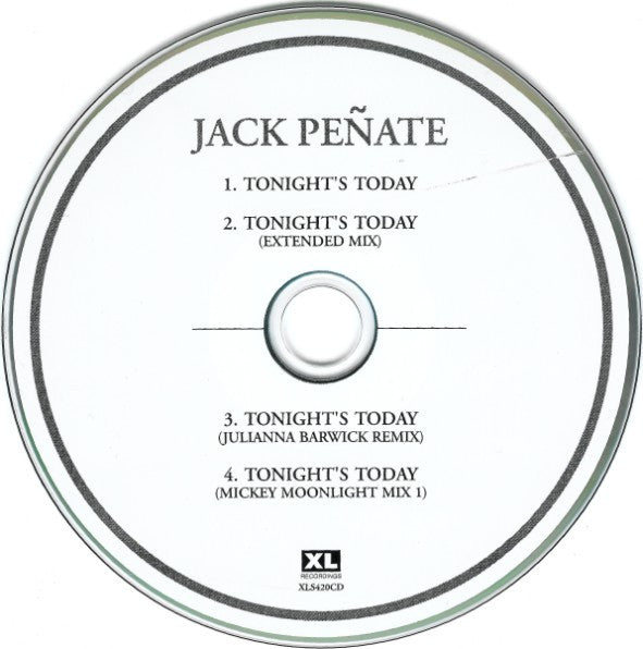 Jack Peñate : Tonight's Today (CD, Single)