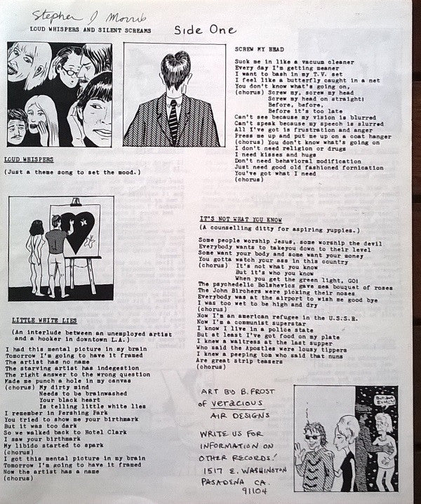 Stephen Jay Morris : Loud Whispers & Silent Screams (LP)