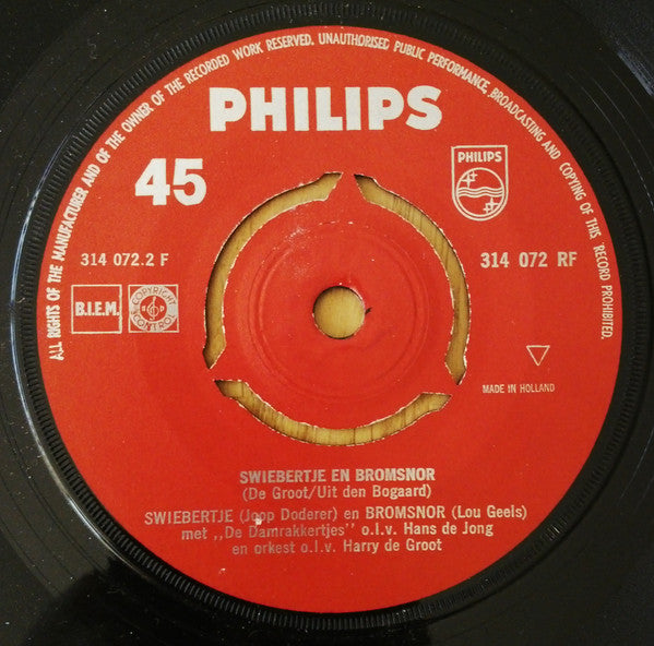 Swiebertje Met De Damrakkertjes (2) : Swiebertje (7", Single, Mono)