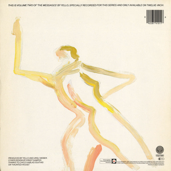 Yello : Let Me Cry / Haunted House (12", Maxi, Red)