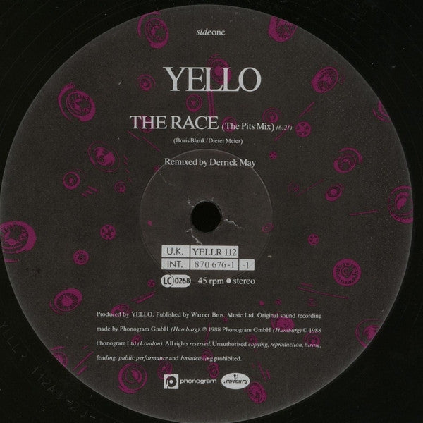 Yello : The Race (12", Ltd)