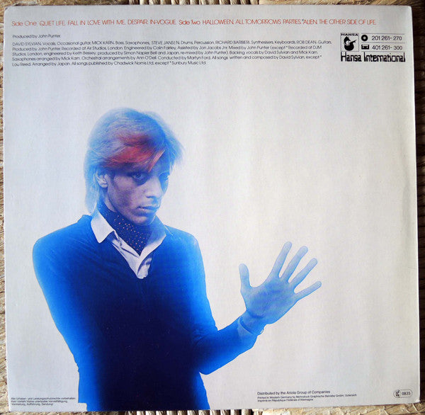 Japan : Quiet Life (LP, Album, RE, RP, Son)