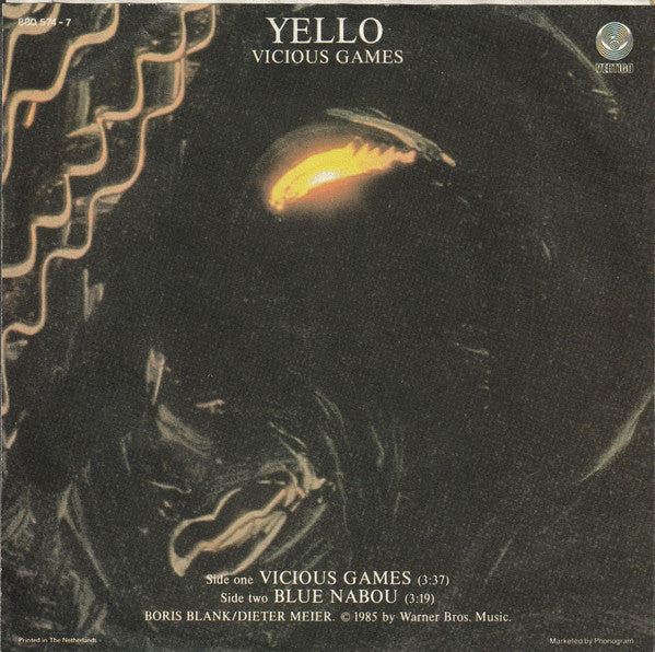 Yello : Vicious Games (7", Single)