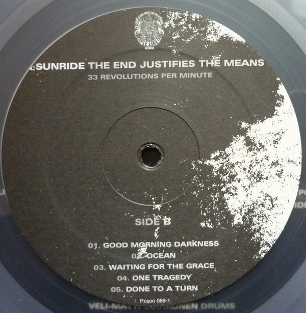 Sunride : The End Justifies The Means (LP, Album, Ltd, Cle)