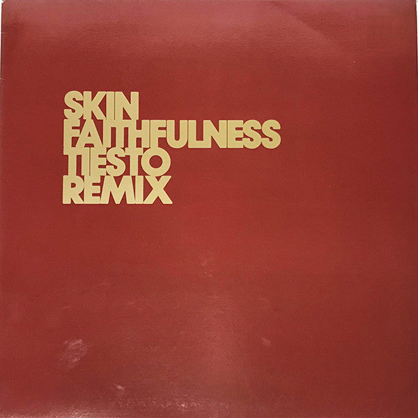 Skin : Faithfulness (Tiesto Remix) (12", Promo)