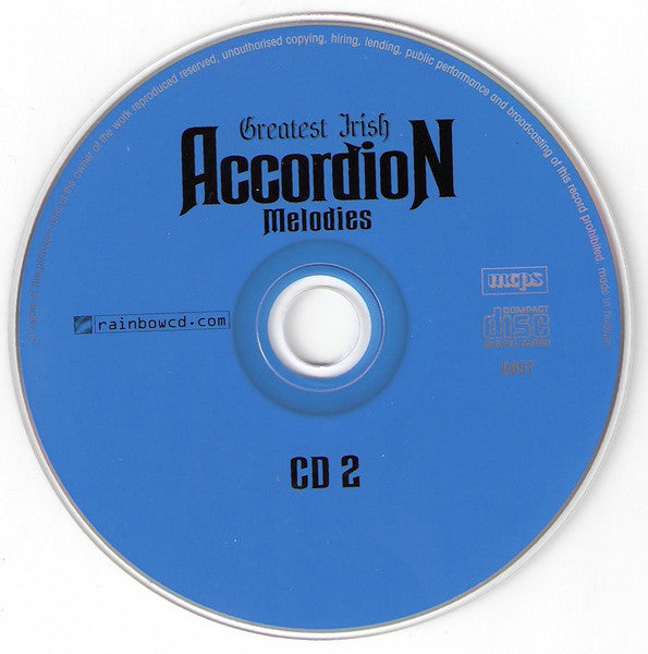 Unknown Artist : Greatest Irish Accordion Melodies CD 2 (CD, Comp)