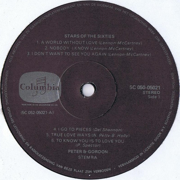 Peter & Gordon : Stars Of The Sixties (LP, Comp)