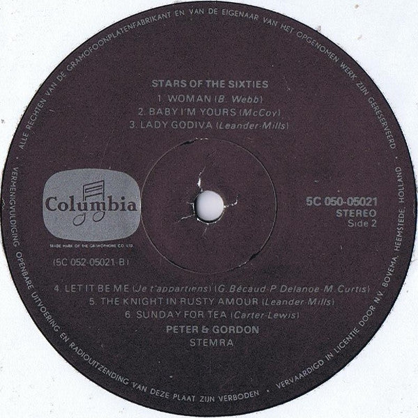 Peter & Gordon : Stars Of The Sixties (LP, Comp)
