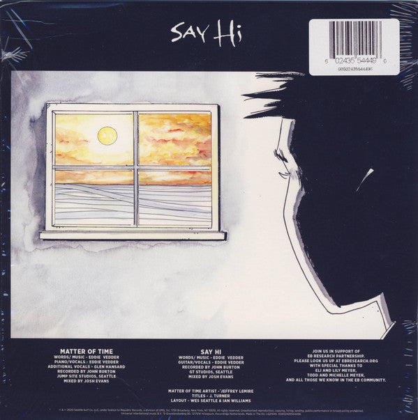 Eddie Vedder : Matter Of Time (7", Single)