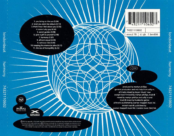 Londonbeat : Harmony (CD, Album)