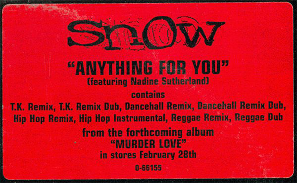 Snow (2) : Anything For You (12")
