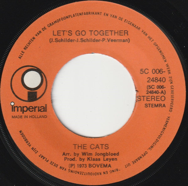 The Cats : Let's Go Together / Linda (7", Single)