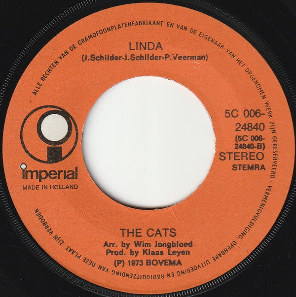The Cats : Let's Go Together / Linda (7", Single)