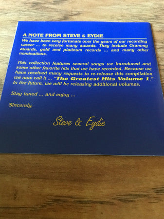 Steve & Eydie : The Greatest Hits Volume 1 (CD, Comp, RE)