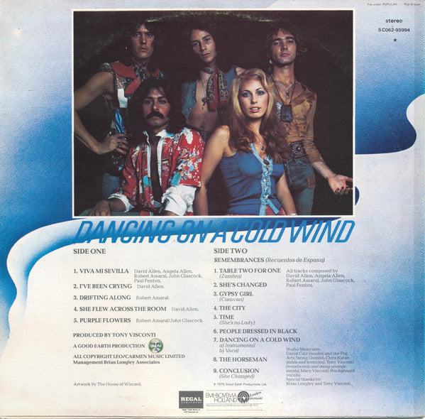 Carmen (19) : Dancing On A Cold Wind (LP, Album)