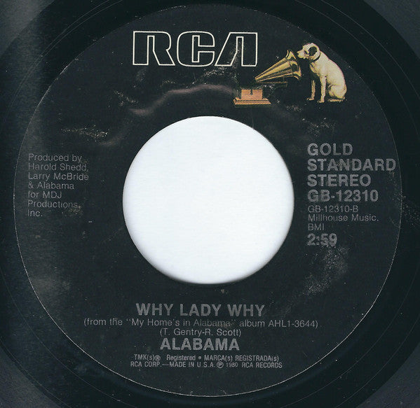 Alabama : My Home's In Alabama (7", Styrene)