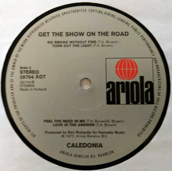 Caledonia (6) : Get The Show On The Road (LP, Album)