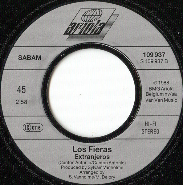 Los Fieras : En La Playa (7", Single)