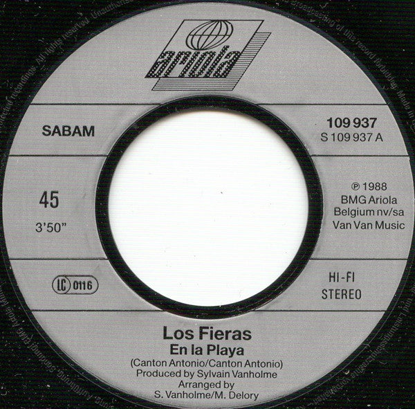 Los Fieras : En La Playa (7", Single)