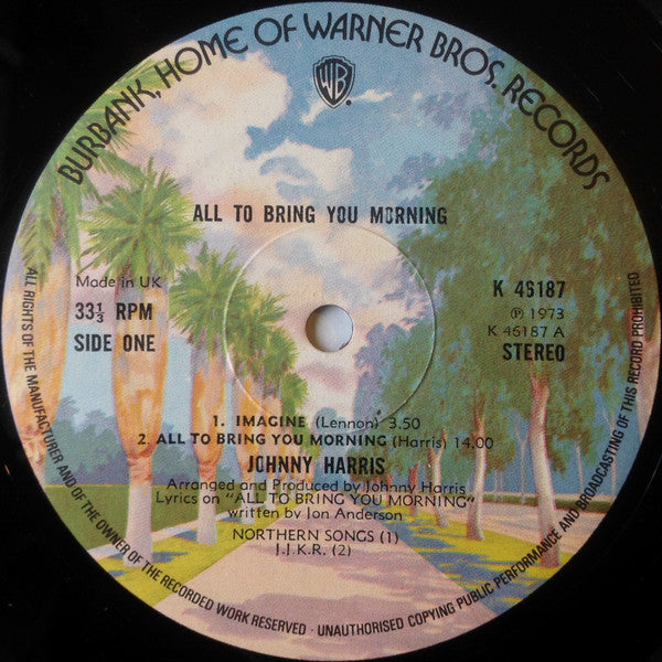 Johnny Harris : All To Bring You Morning (LP, Album)