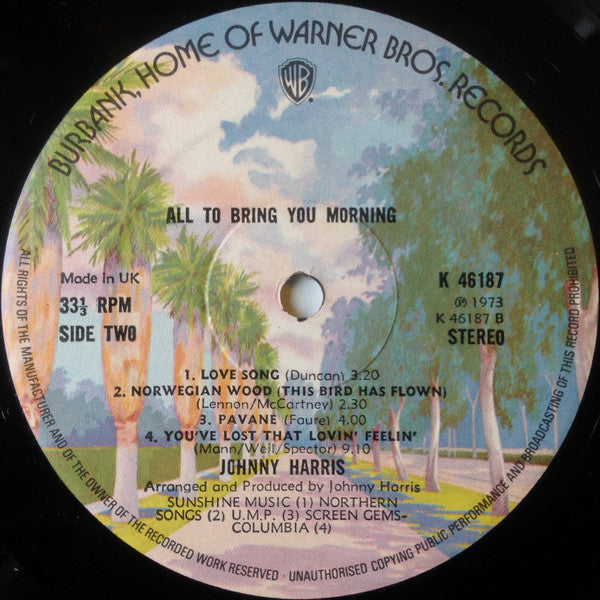 Johnny Harris : All To Bring You Morning (LP, Album)