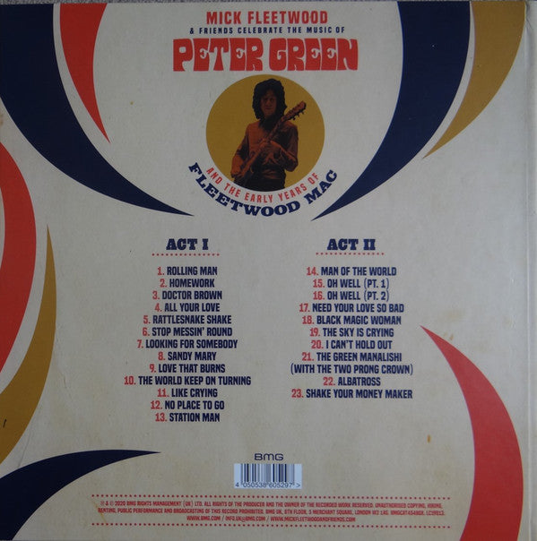 Mick Fleetwood & Friends : Celebrate The Music Of Peter Green And The Early Years Of Fleetwood Mac (4xLP, Album + Blu-ray, Album, Multichannel + 2xCD,)
