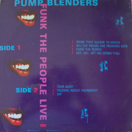 The Pump Blenders : Funk The People Live (LP, Album, Mixed)