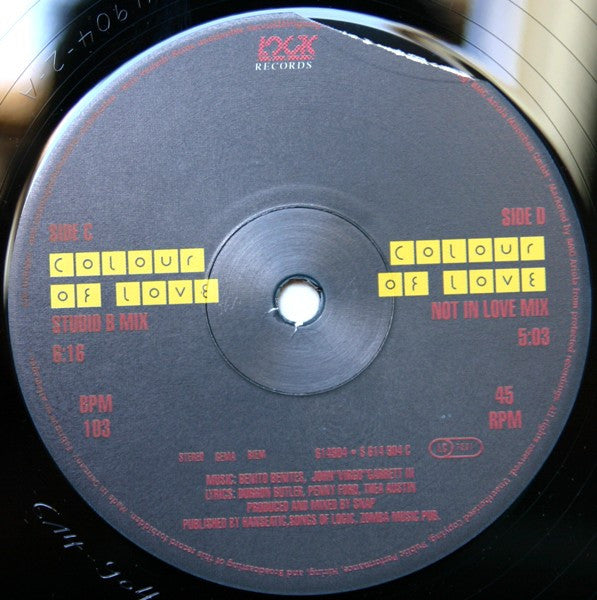 Snap! : Colour Of Love - DJ Ltd. Edition  (2x12", Ltd)