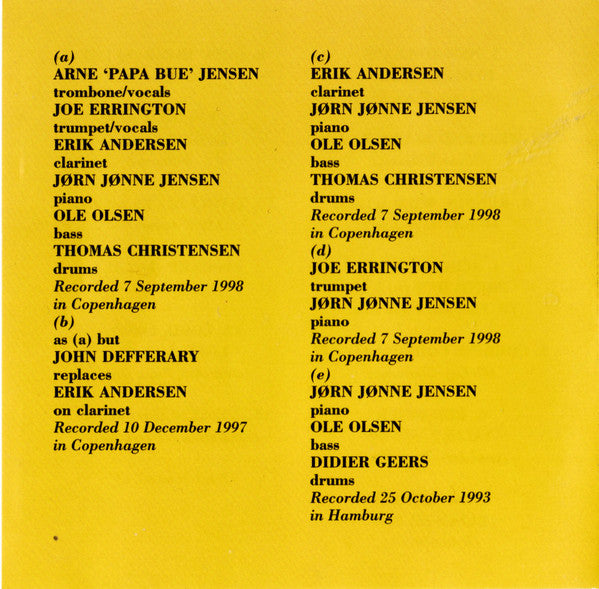 Papa Bue's Viking Jazz Band : New Orleans Parade (CD)