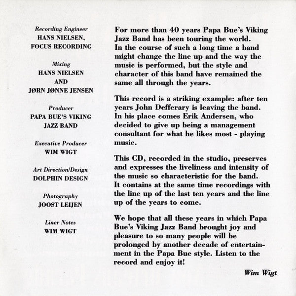 Papa Bue's Viking Jazz Band : New Orleans Parade (CD)