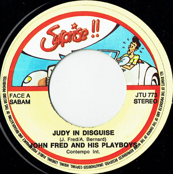 John Fred & His Playboy Band : Judy In Disguise / Giant Walk (7", Single)