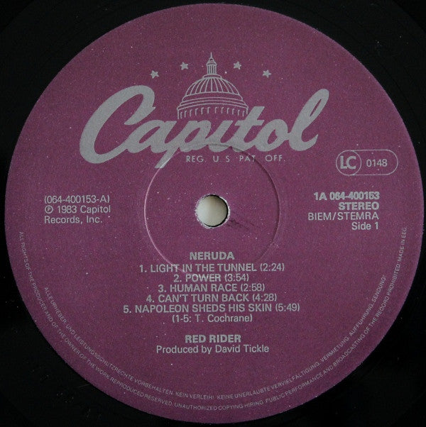 Red Rider : Neruda (LP, Album)