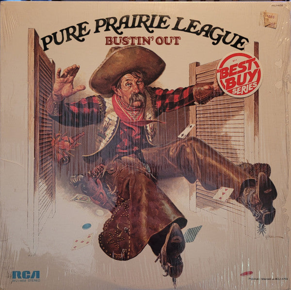Pure Prairie League : Bustin' Out (LP, Album, RE, Ind)