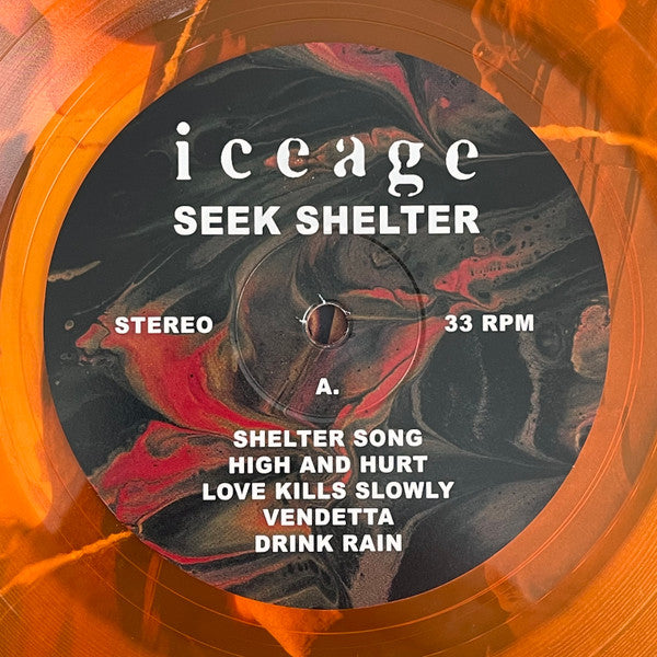 Iceage : Seek Shelter (LP, Album, Ltd, Ora)