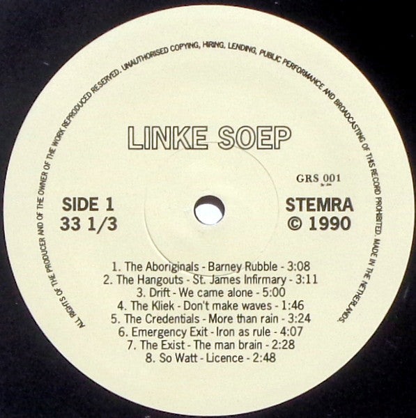 Various : Linke Soep (LP, Comp)