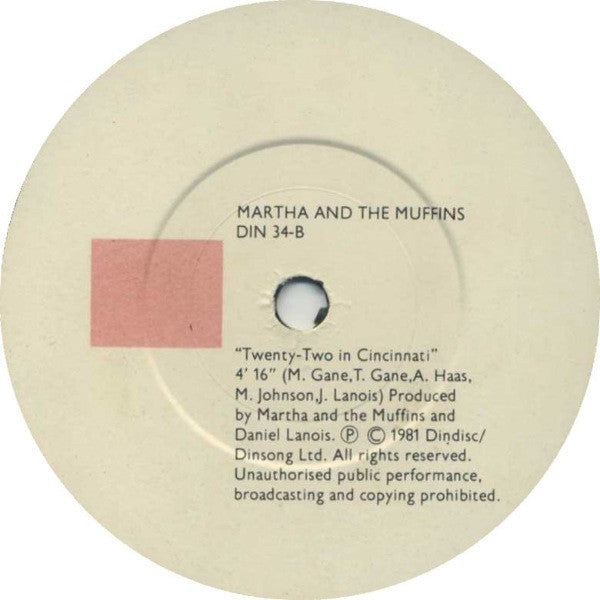 Martha And The Muffins : Women Around The World At Work (7", Single)
