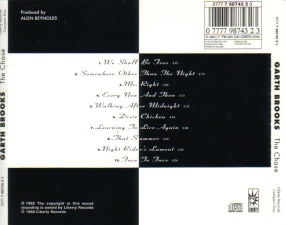 Garth Brooks : The Chase (CD, Album)