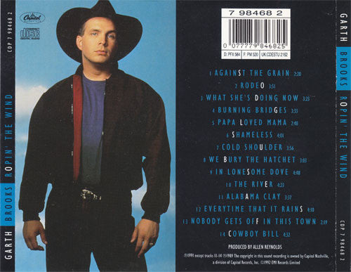 Garth Brooks : Ropin' The Wind (CD, Album)