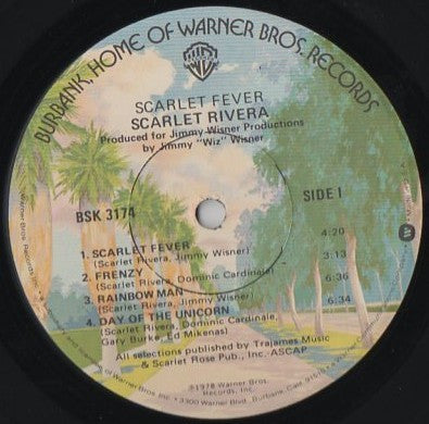 Scarlet Rivera : Scarlet Fever (LP, Album, Win)