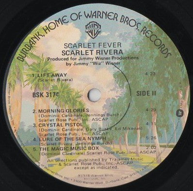 Scarlet Rivera : Scarlet Fever (LP, Album, Win)