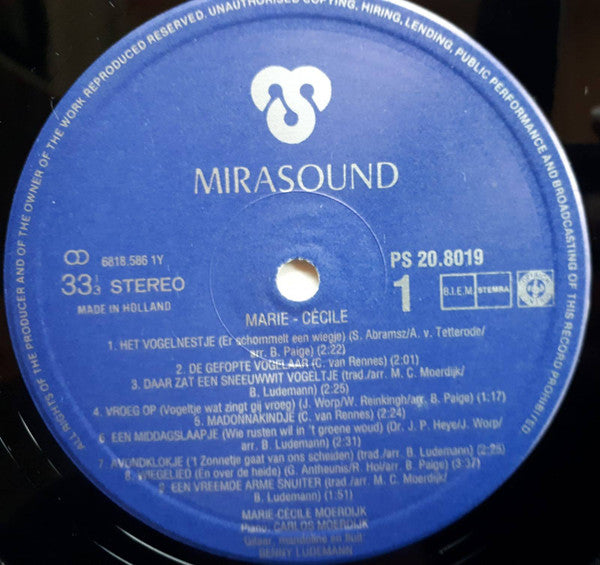 Marie-Cécile Moerdijk : Marie-Cécile (LP)