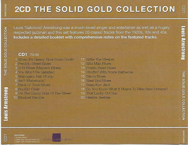 Louis Armstrong : The Solid Gold Collection (2xCD, Comp)