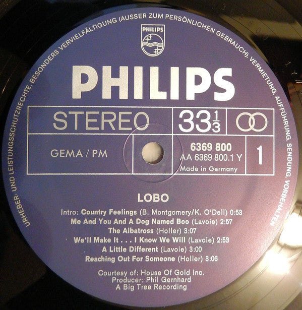 Lobo (3) : Lobo (LP, Album, Gat)