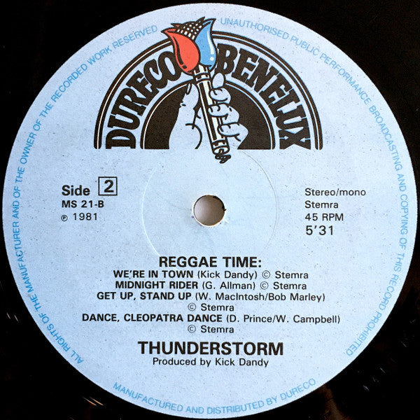 Thunderstorm : Hey You Get Ready (Red Light's On) (12", Maxi)