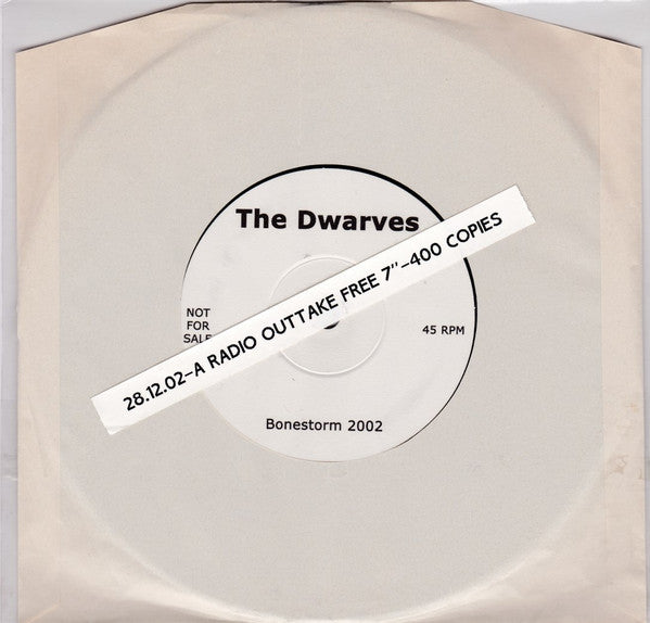 The Dwarves* : Bonestorm 2002 (7", S/Sided, Ltd)