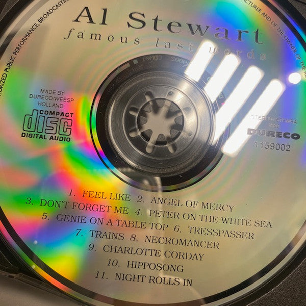 Al Stewart : Famous Last Words (CD, Album)