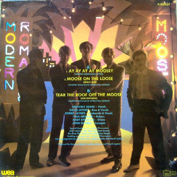 Modern Romance : Ay Ay Ay Ay Moosey (12", Single)