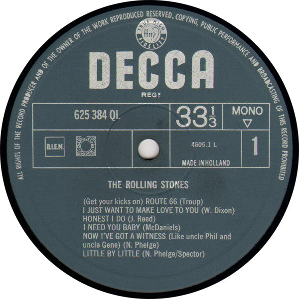 The Rolling Stones : The Rolling Stones (LP, Album, Mono, RE)