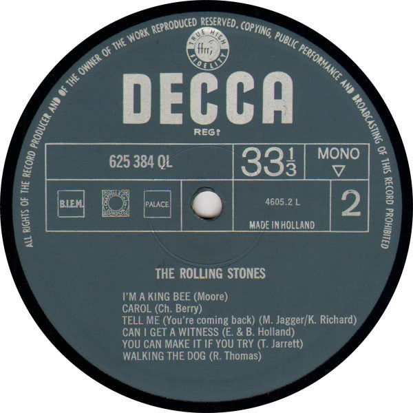 The Rolling Stones : The Rolling Stones (LP, Album, Mono, RE)