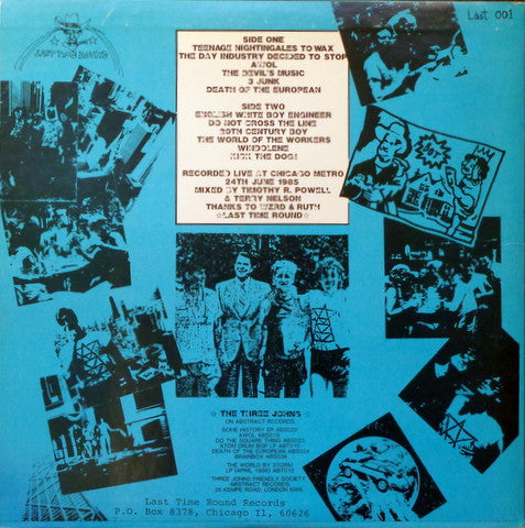 The Three Johns : Live In Chicago (LP, Album)